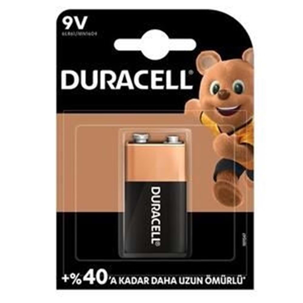 Kırt. Pil 9V Kare Duracell
