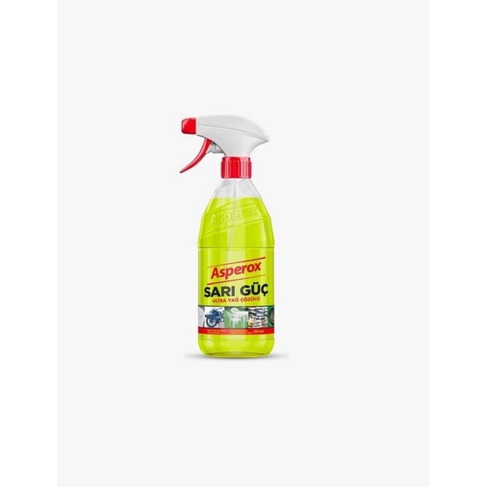 Yağ Çözücü Sarı Güç 650ml Asperox *12