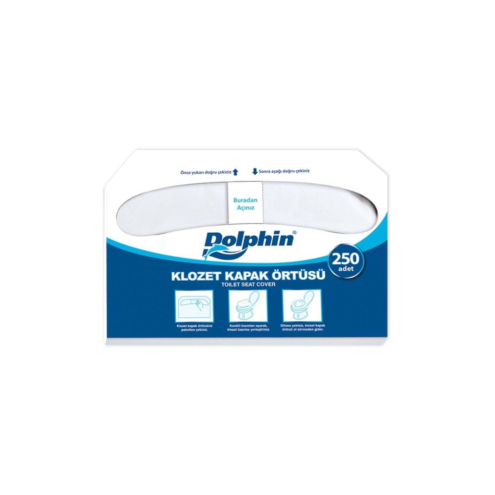 Klozet Kapak Örtüsü 250li Paket Dolphin *20